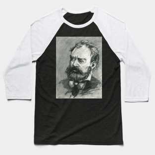 Antonín Dvořák - charcoal portrait Baseball T-Shirt